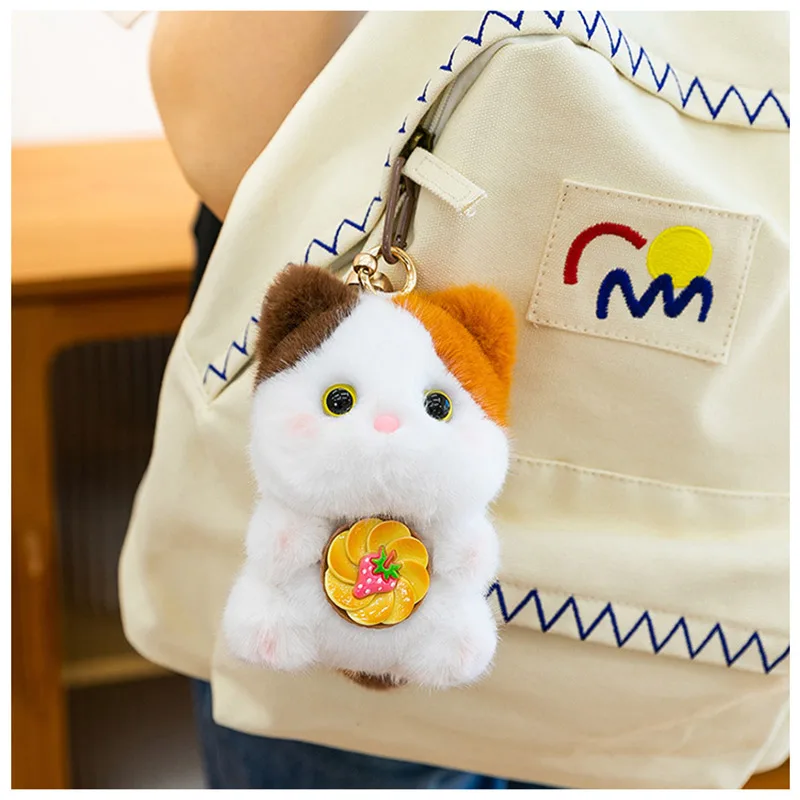 

Cute Fragrance Doll Cat Rabbit Decompression Table Companion Doll Plush Pendant Toy Keychain Pendant Halloween Decorations