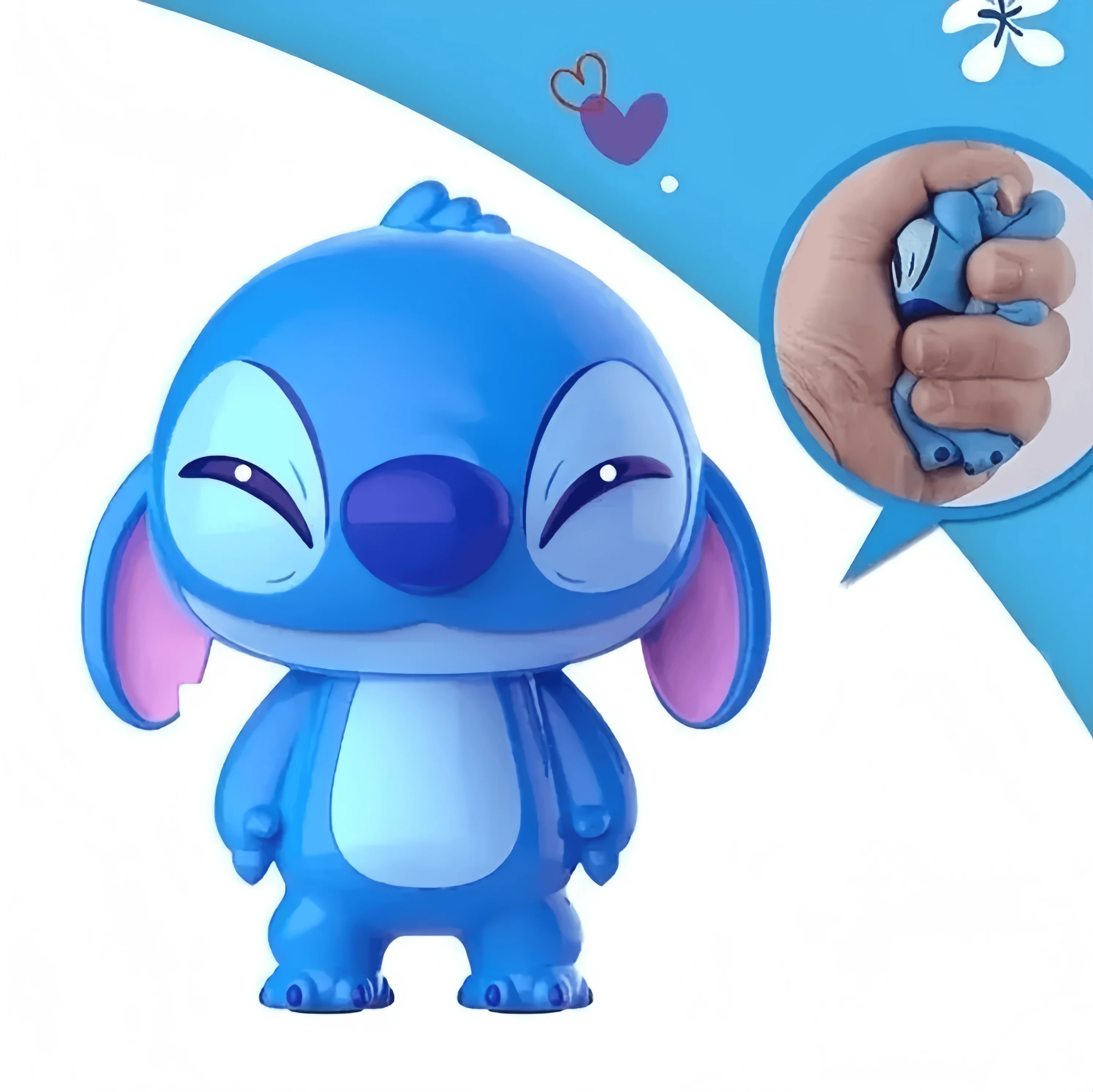 

Miniso Authentic Stitch Funny Toys Decompression Toy Model Soft Slow Rebound Doll Cartoon Children's Figure Toy Healing Gift