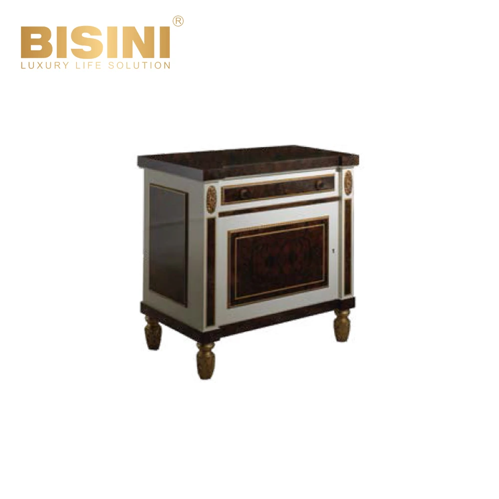 

Large capacity Night table New master bedroom bedside table solid wood headboard simple modern furniture custom nightstand