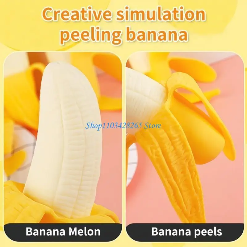 Simulazione g2te peeling banana giocattolo creativo stress da stress da stress giocattolo banana giocattolo giocattolo per