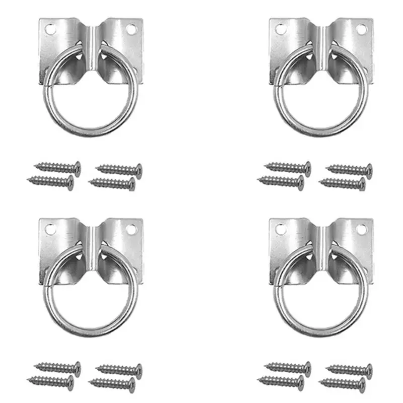 abhs-4pcs-デュアルホースタイリング壁掛け式ホースタイリングセット（ネジ付き）、厩舎やトレーラーに最適