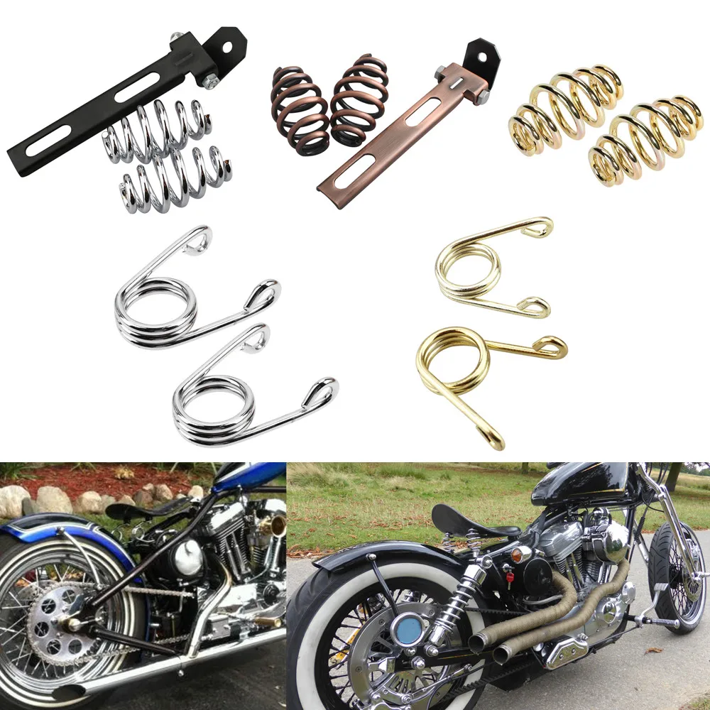 

Motorcycle Accessories Mounting Saddle Seat Spring Kit Solo Seat Springs For Harley Sportster Honda Yamaha Custom Bobber Chopper