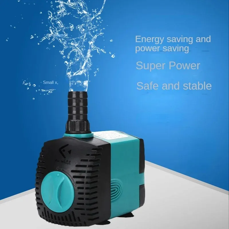 1pc Aquarium Submersible Pump Silent Waterproof Low Pressure Submersible Fountain Filter Fish Pond Water Tank Pumping Pump