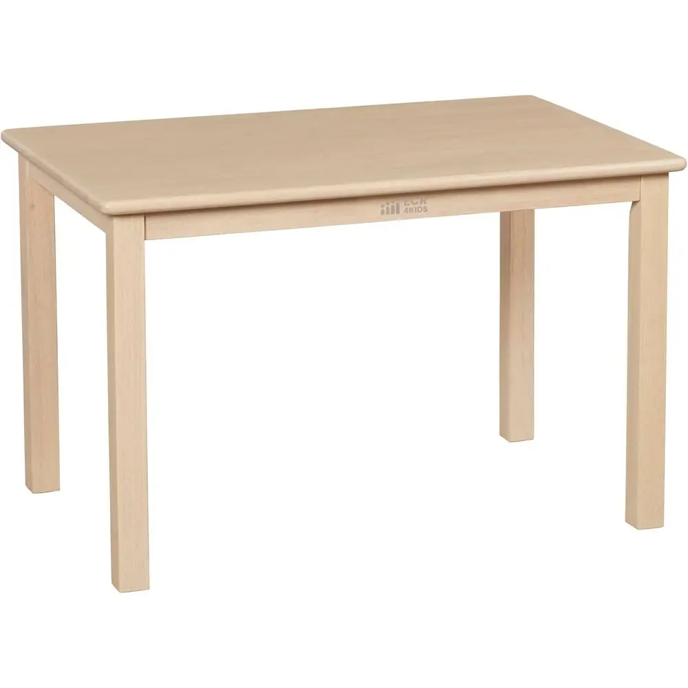 

Прямоугольный детский стол из твердой древесины, античный белый цвет, 24x36 дюймов, ножки 22 дюйма