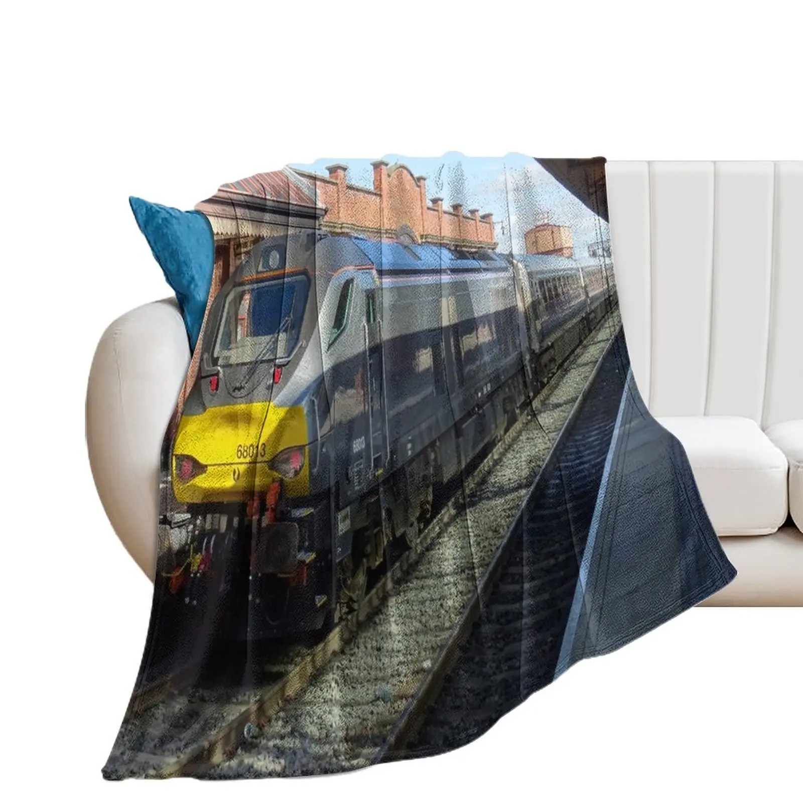 

Chiltern Railway 68013 at Birmingham Moor Street Throw Blanket funny gift Cute Plaid Blankets