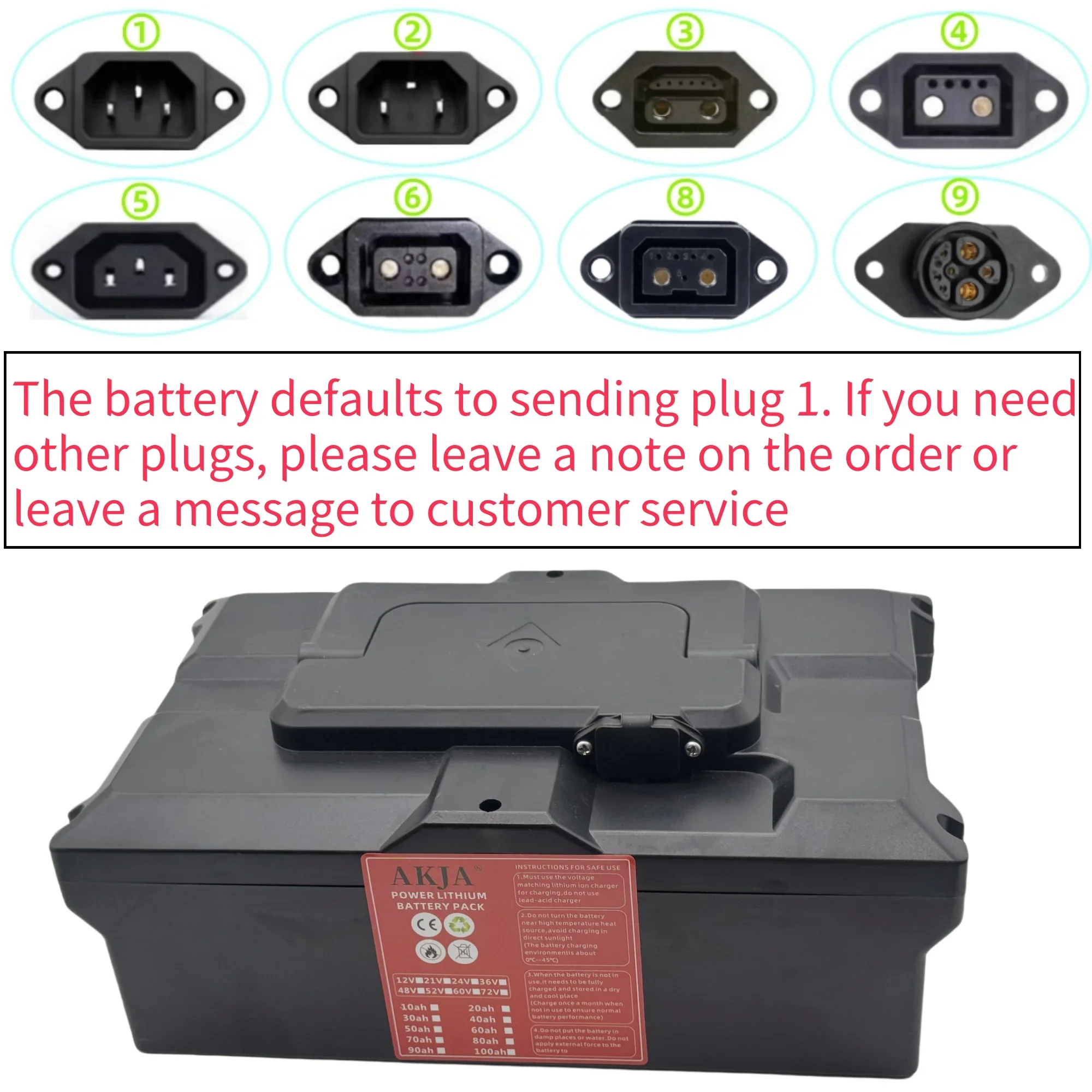 Rychlá letecká přeprava, 48V50AH, odeslání do 24 hodin, nová lithiová baterie 18650, vhodné pro motory do 3000W, plná kapacita - náhled 2