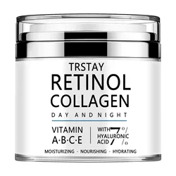 TRSTAY RETINOL COLLAGEN DAY AND NIGHT VITAMINA·B·C·E WITH 7% HYALURONIC ACID MOISTURIZING ·NOURISHING·HYDRATING