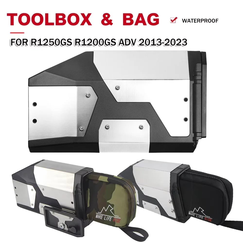 

Motorcycle accessories 4.2L SideToolbox aluminum tool boxes For BMW R1250GS adventure r1200gs LC ADV f850gs tool box Inner Bag