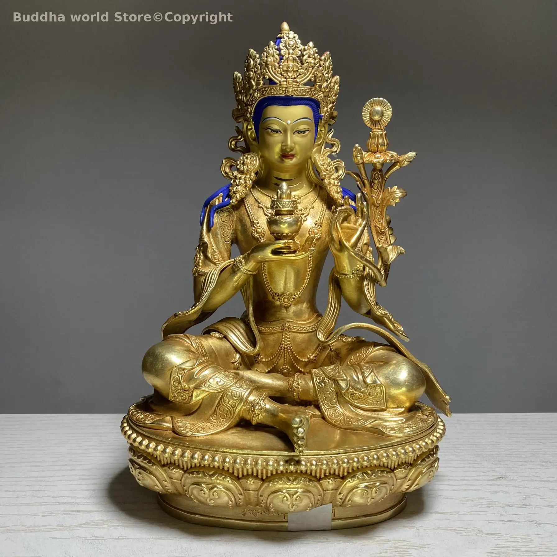 100% резьба по меди Редкий тибетский храм Самантабхадра PU SA Будда Статуя Будды ручной работы для храма монаха буддийский алтарь поклонения 100% резьба по меди Редкий тибетский храм Самантабхадра PU SA Будда Статуя Будды ручной работы для храма монаха буддийский алтарь поклонения