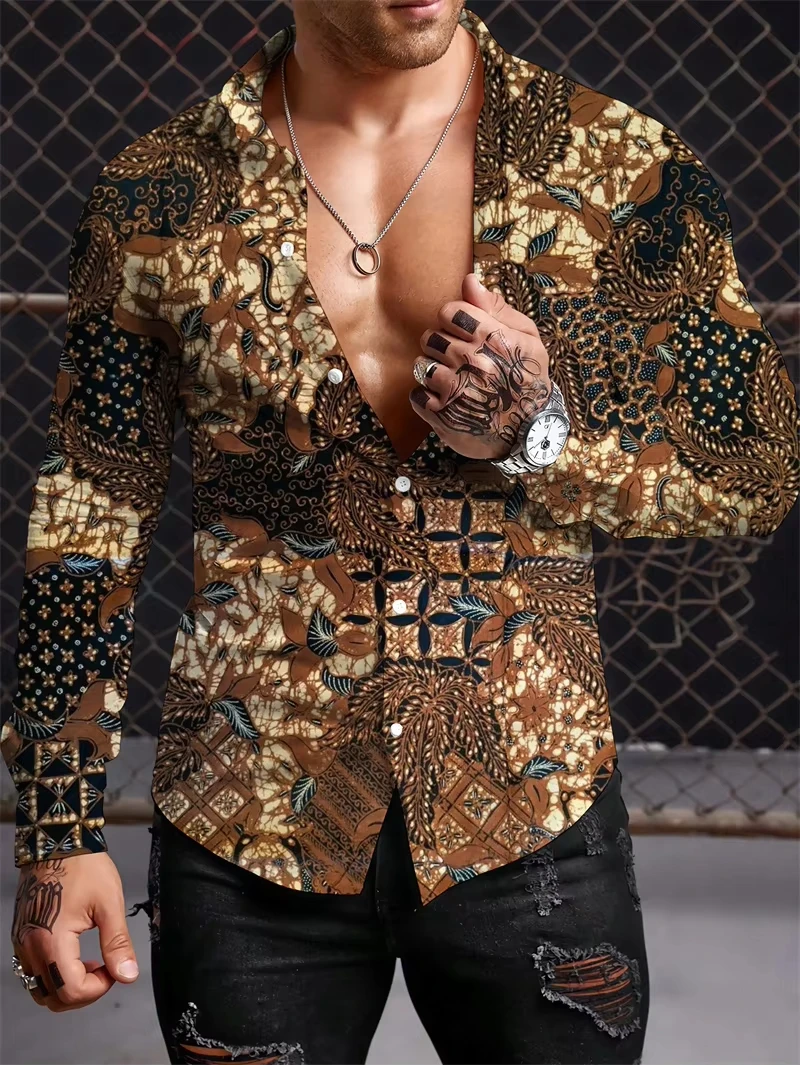 

Men's spring and autumn casual long-sleeved shirts, handsome, fashionable and versatile new top