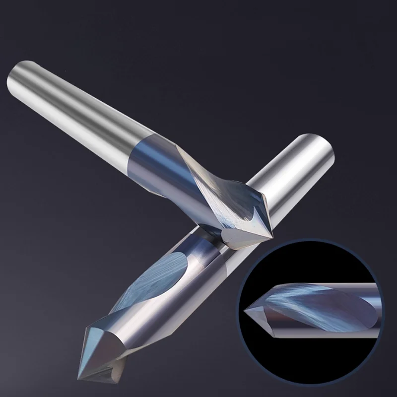 

Точечное сверло с ЧПУ, твердосплавное вольфрамовое центральное сверло 90 ° Направляющая для подготовки местоположения фаски 1-20 мм. Станок с ЧПУ с пилотным отверстием.