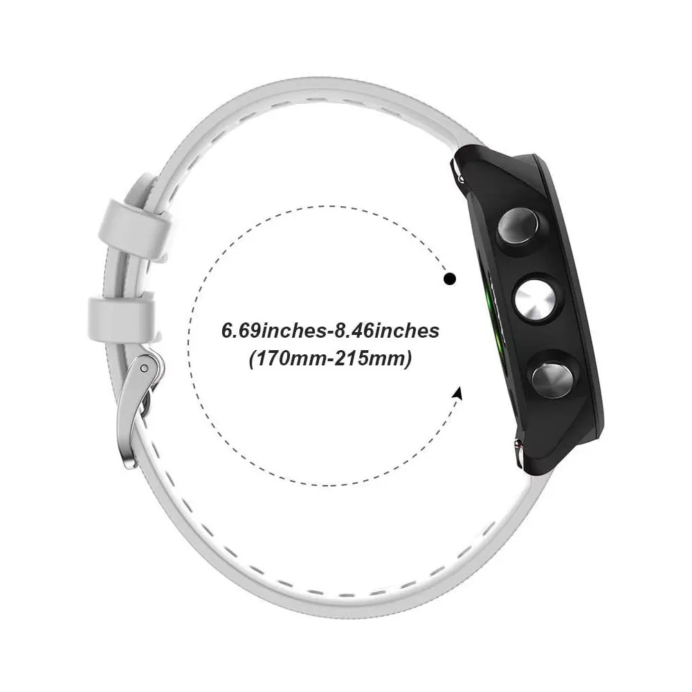 Correa de silicona para reloj Garmin Forerunner 245, 245M, 645, para Vivoactive3 3, pulsera de música Venu
