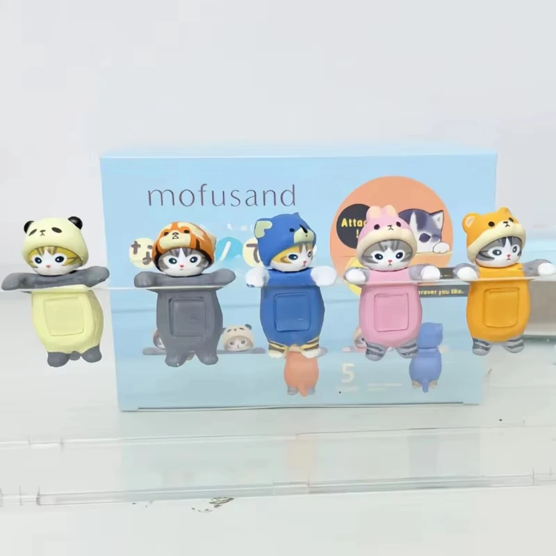 New Mofusand Lying Posture Blind Box Decorative Mini Figure Animal Costume Action Figure Trendy Toys For Fans Birthday Gifts