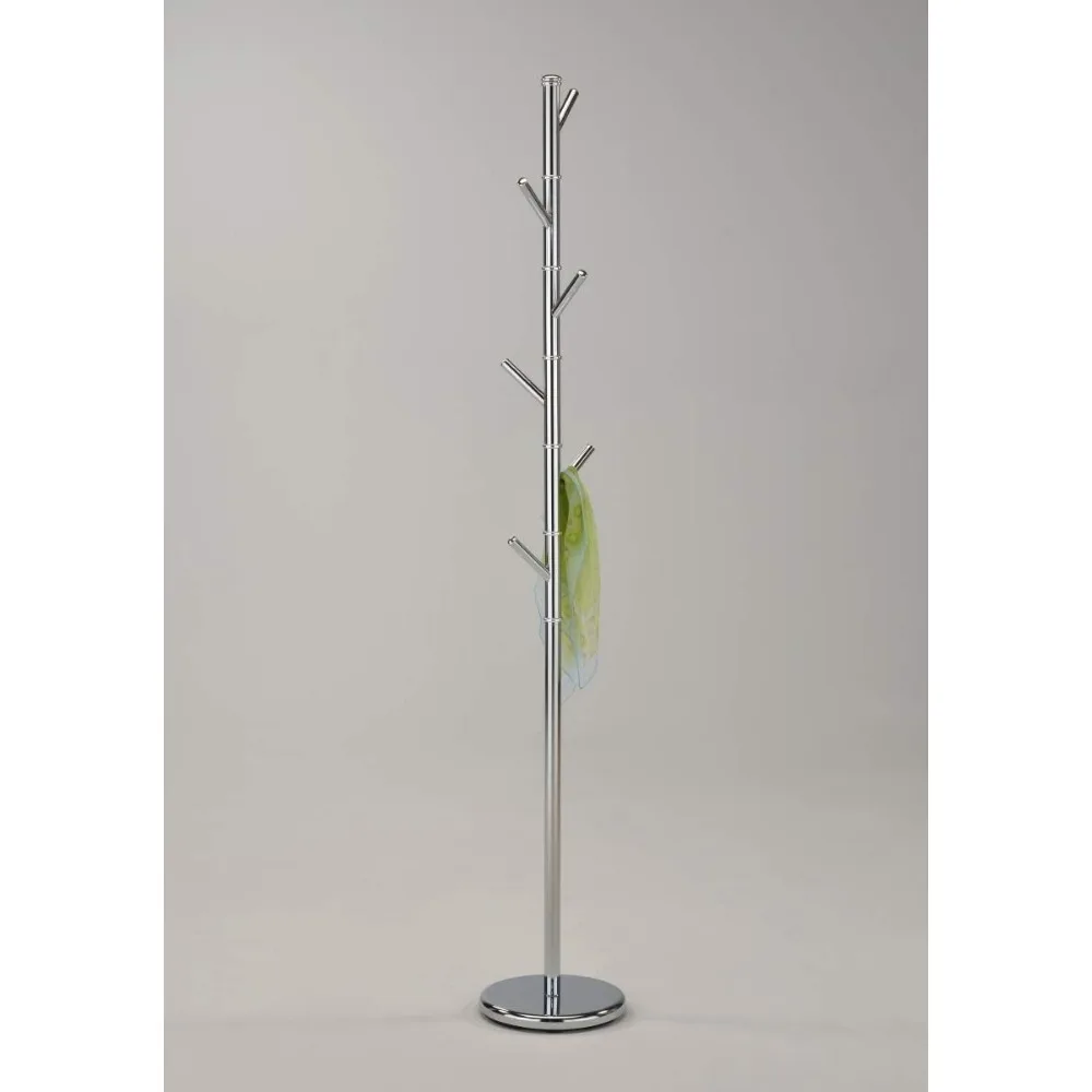 

Room Furniture Designs 71"x11" Modern Metal Coat Rack in