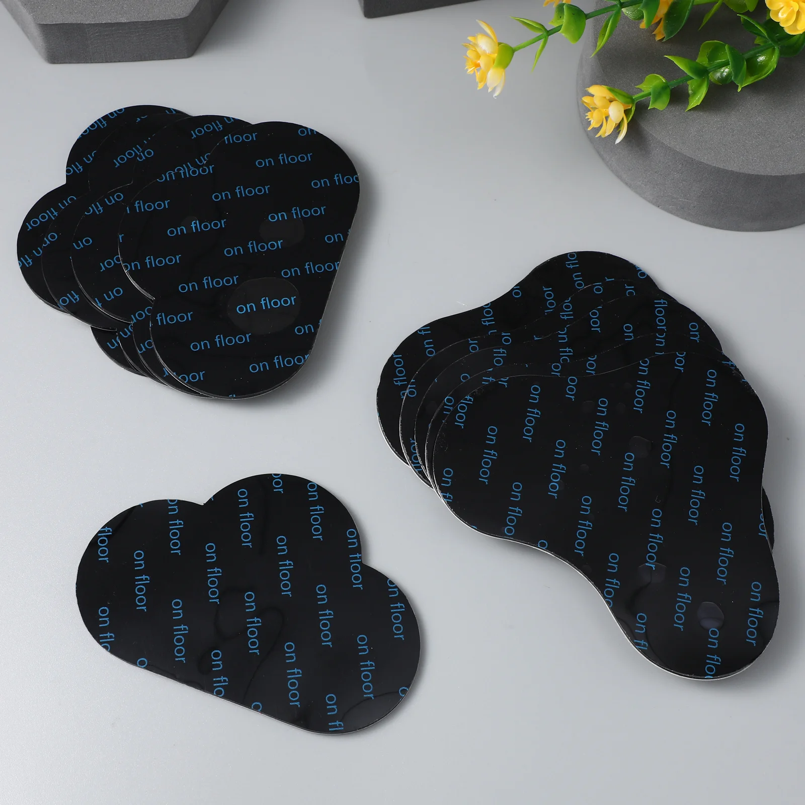 

10Pcs Non Slip Rug Stickers Carpet Grippers Pads for Hardwood Floors Tiles Washable Reusable Anti Slip Rug Holders Easy Peel