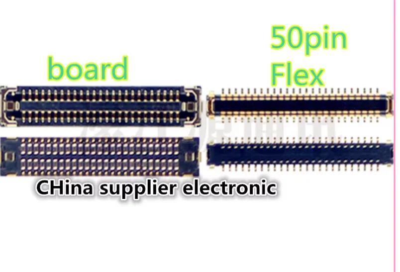 For Huawei P60 P60Pro art tail plug small board connection seat on motherboard Flex 50pins inline seat buckle