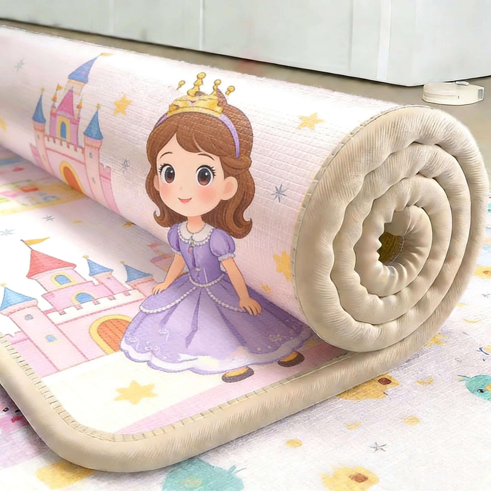 Large Size 1cm EPE Play Mat for Children's Safety Mat Environmentally Friendly Thick Baby Crawling Play Mats Folding Mat Carpet