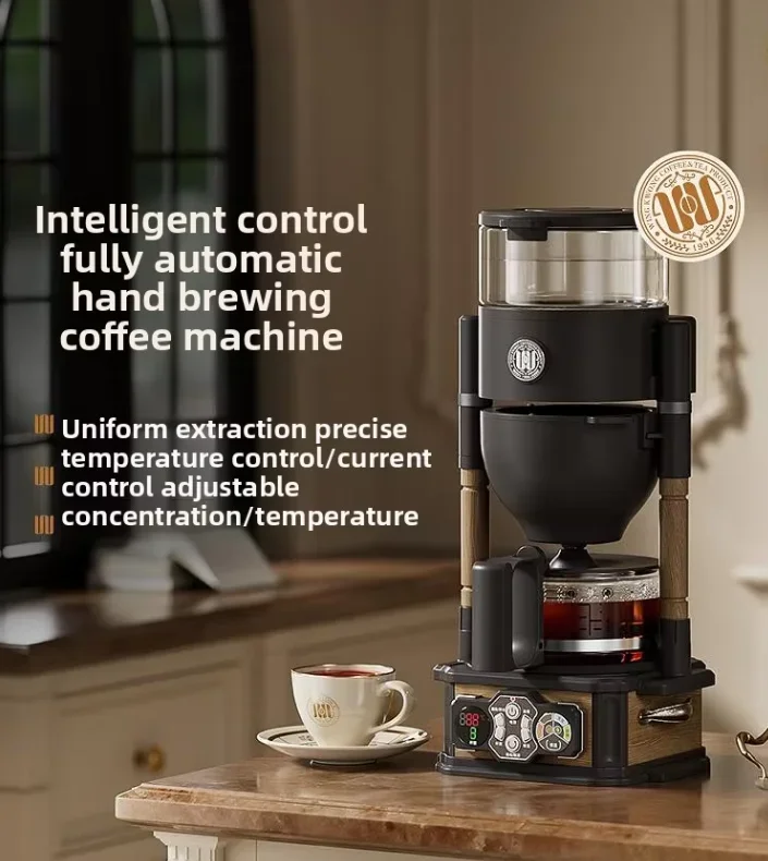 

Home Electric Drip Coffee Makers Automatic Coffee Machine Espresso Machine Tea Dripper With Glass Pot