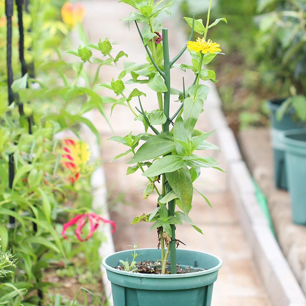 

5Sets Plant Support Rack Plastic Climbing Trellis for Potted Plants Indoor Outdoor Garden Vine Climbing Pole Plant Trellis