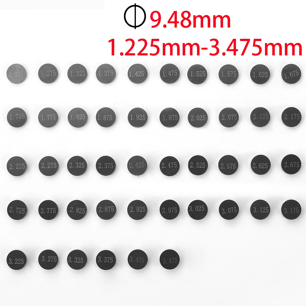 

9.48mm Engine Adjustable Valve Shim Pad For Honda CRF450X CRF450R TRX450R TRX450 ER RVT1000R RC51 VTR1000 Super Hawk 1998-2012