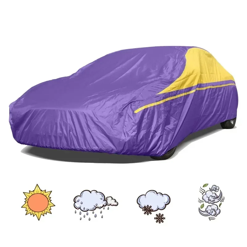 Rainproof Hot selling Fashion cubertor para autos Snow protection Waterproof Dustproof Outdoor Car Covers