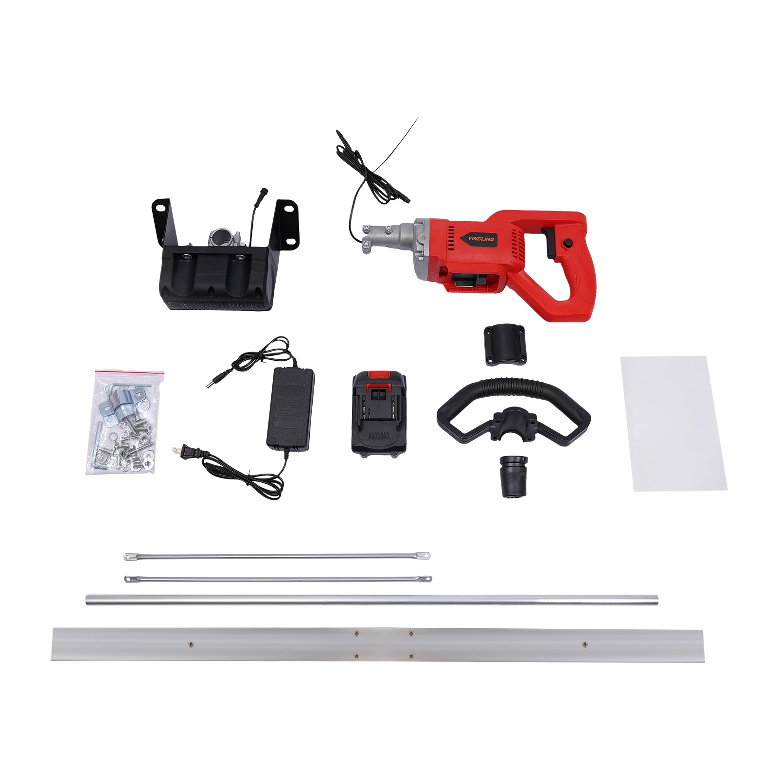 150cm Electric Concrete Polisher Level Floor Vibration Ruler Mortar Vibrator Screed Concrete Leveling Machine with Battery