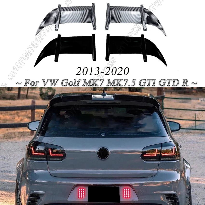 

Rear Trunk Spoiler 2PCS AK Style Wing Tail Roof Spoiler Wings Body Kits For VW Volkswagen Golf 7 MK7 7.5 GTI GTD R 2013-2020