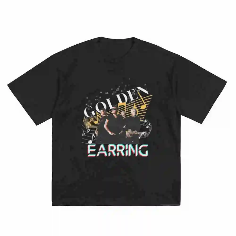 Golden Earring Band Short Sleeve Tee 100% Cotton T-Shirt