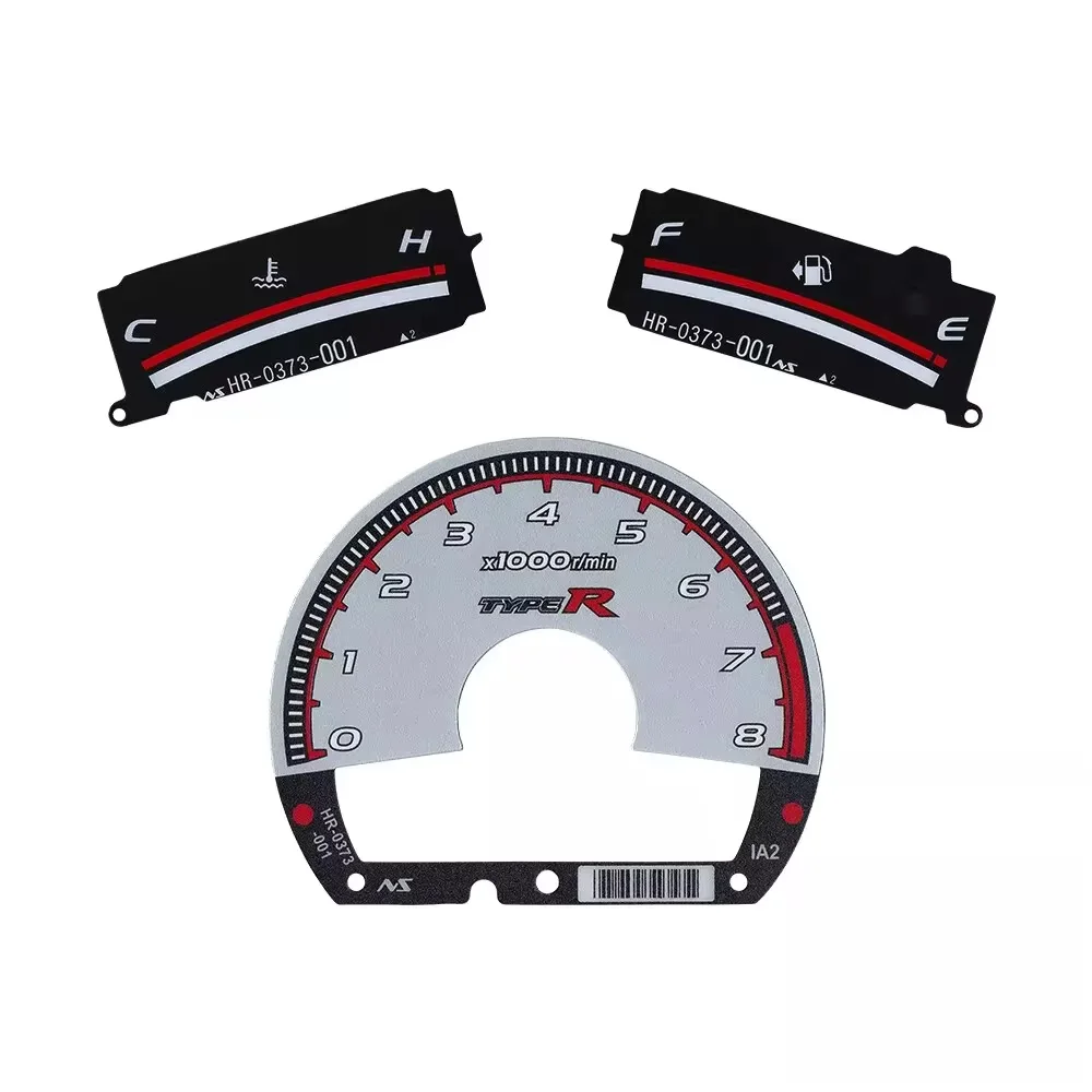 Gauge Face for Honda Civic FA5 FG2 FA1 FD1 Type-R Style Black 8000rpm 9000rpm