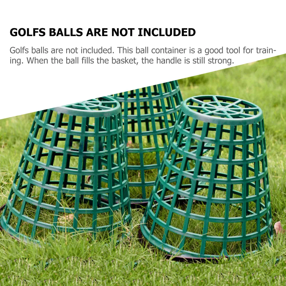 

Plastic Storage Basket Container Outdoor Portable Ball Holder For Driving Ranges Club Accessories