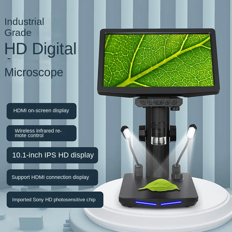 W10 HD 7/10.1 inch screen 1600X digital microscope HDMI/1080P electron microscope