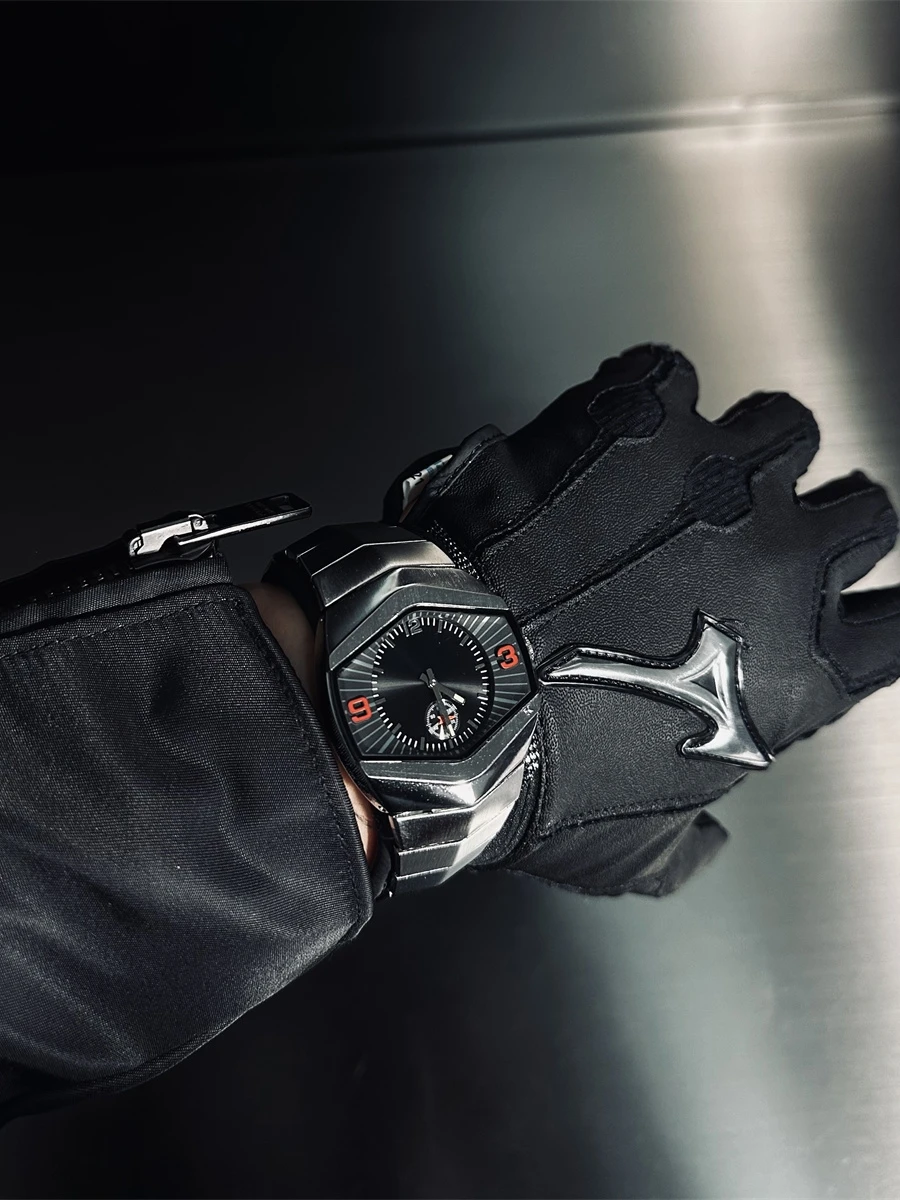 Source!Fashion luxury limited sci-fi niche concept watch mechanical water ghost men\'s style