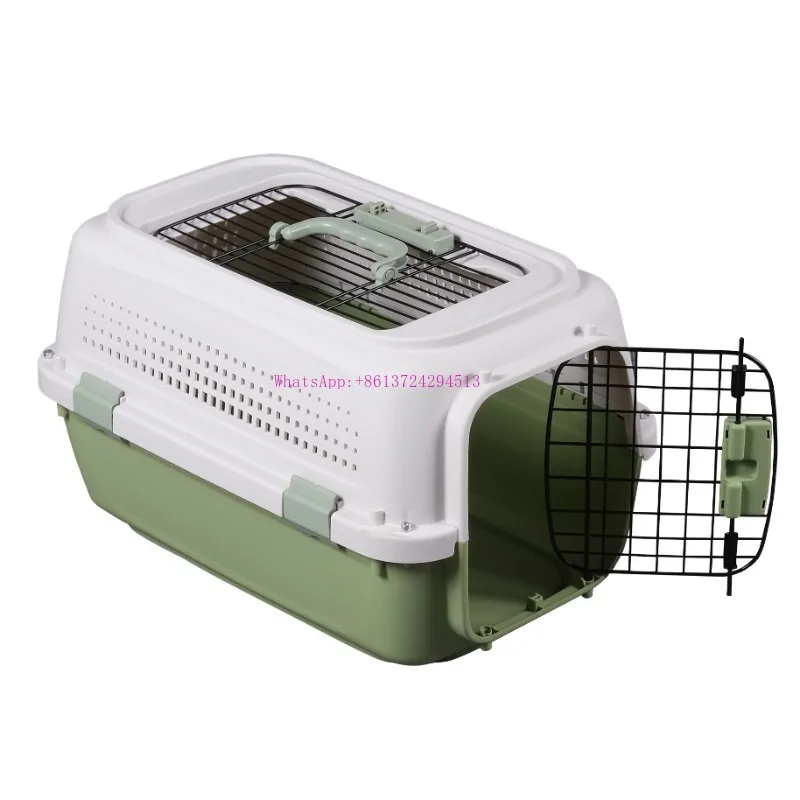 

Air Approved Dog Travel Crate Pet Kennel Portable Pet Carrier for Small & Medium Dogs Cats for Indoor or Outdoor