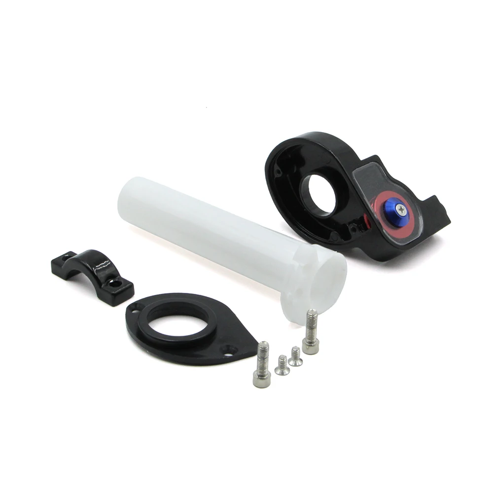 Motorcycle Throttle Handle Grips 1/4 Turn Twist Throttle With 1100mm Throttle Cable For Pit Dirt Bike Motocross ATV Offroad Quad