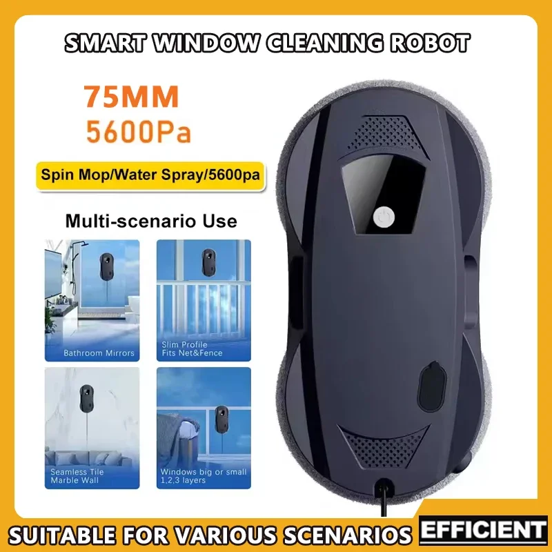 

Intelligent Window Cleaning Robot Double Sided Remote Control Household Glass Cleaning Machine