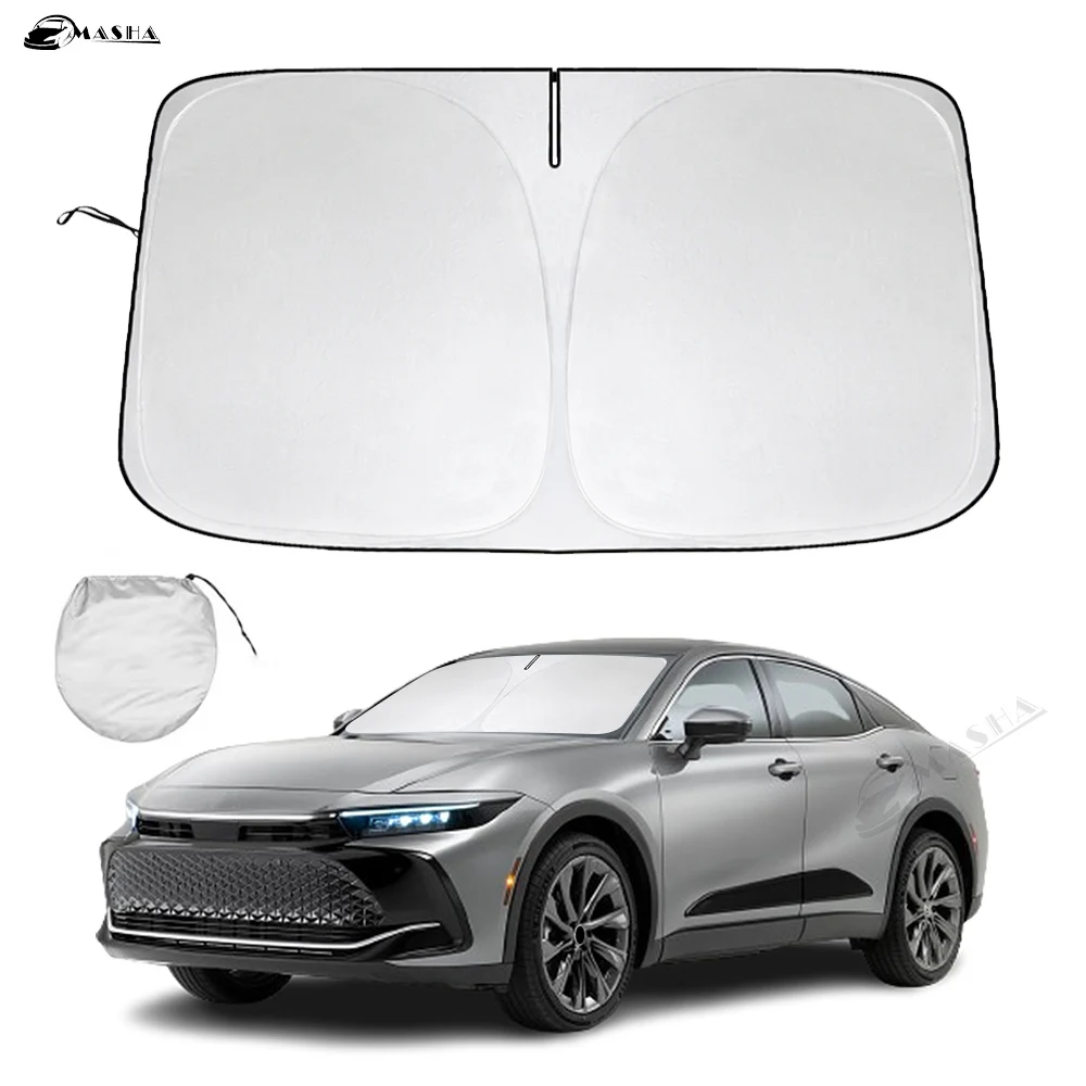 Car Windshield Sun Shade for Toyota Crown 2023 2024 Reflector Sunshade Offers Protection for Crown Accessories