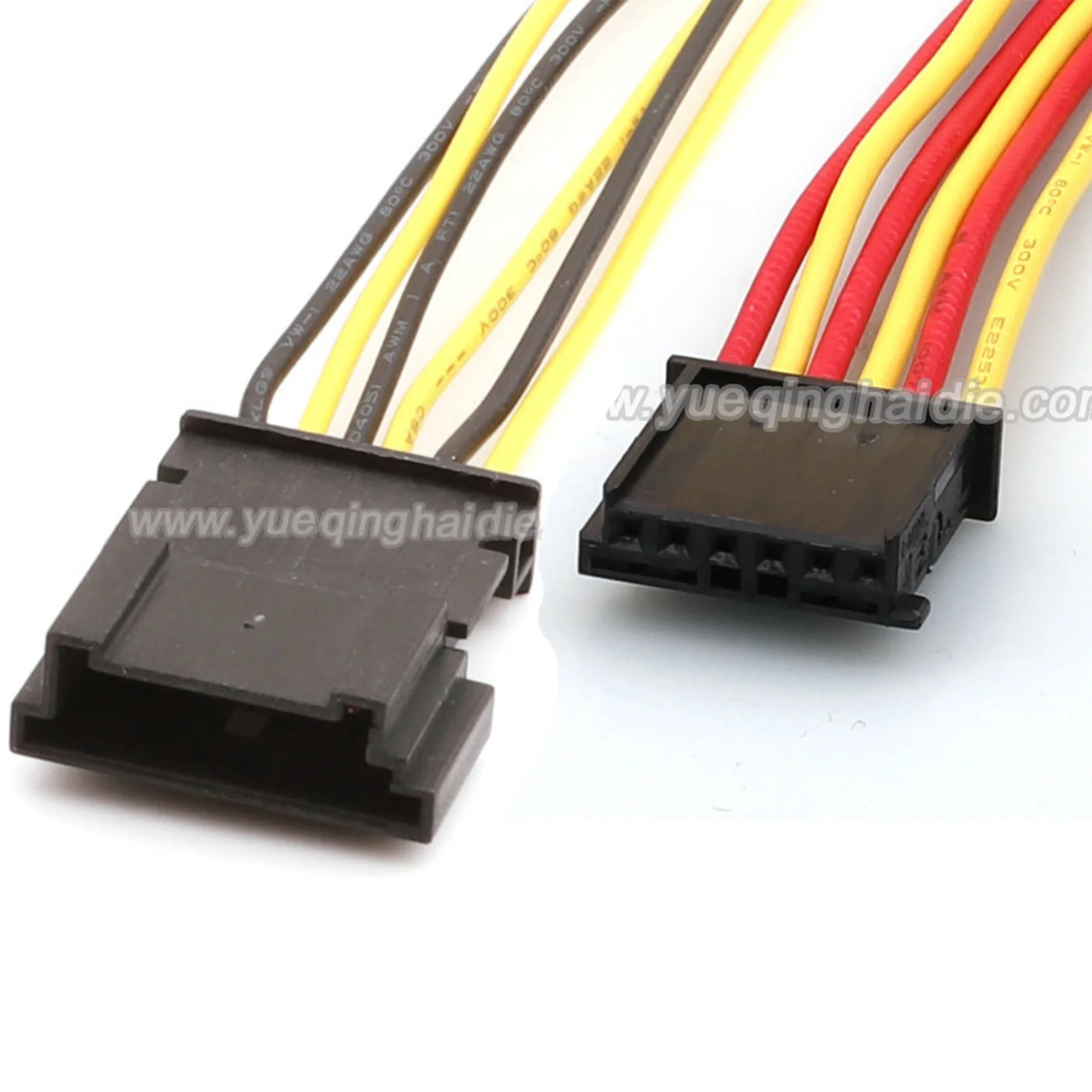 

6 Pin Unsealed 0.6mm Male Female Connectors Trunk License Plate Light Steering wheel plug For VW BMW 1-1703874-1 1-1241370-3