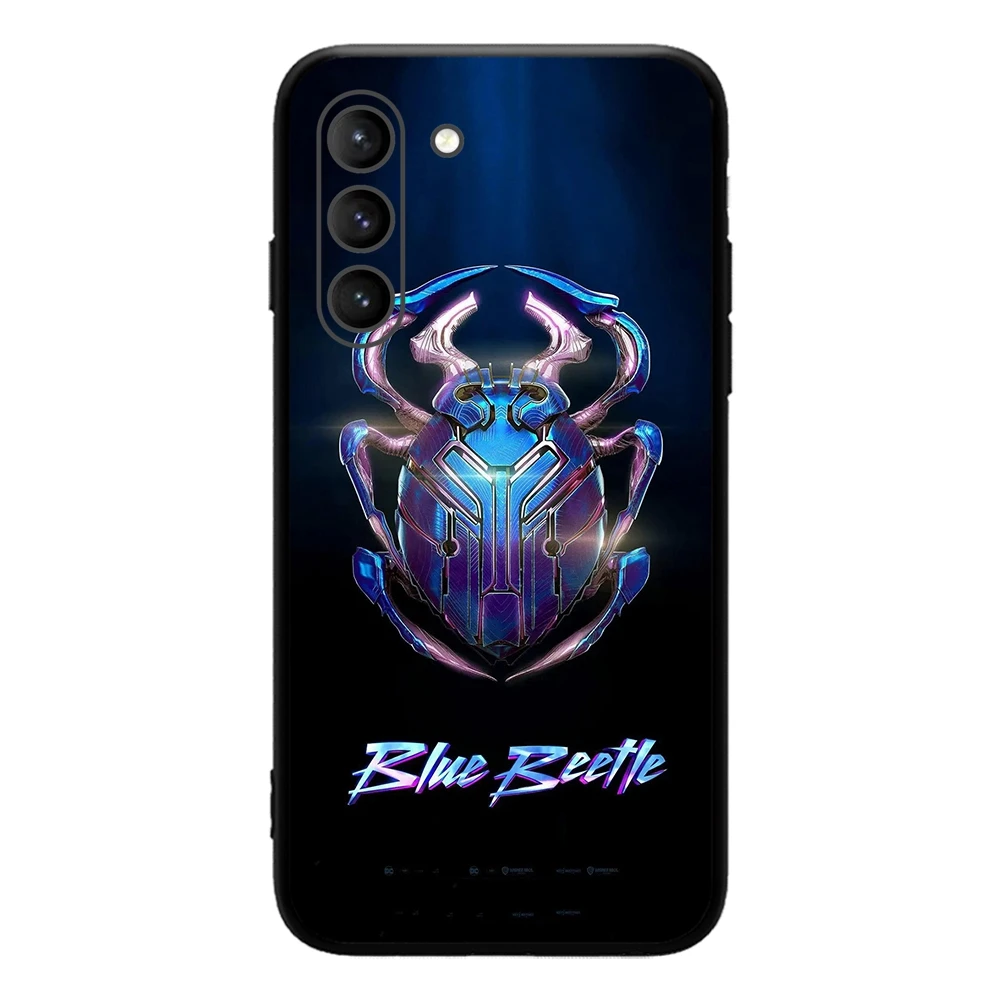 Blauwe Kever 2023 Superheldenfilm Personage Jaime Reyes Telefoonhoesje Voor Samsung Galaxy S23 Ultra S22 S21 Fe S20 A54 Note20plus A53