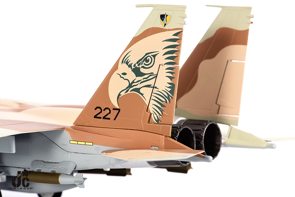 1: 72 JC F-15I F15 fighter model, Israel 69th Squadron Alloy finished product model