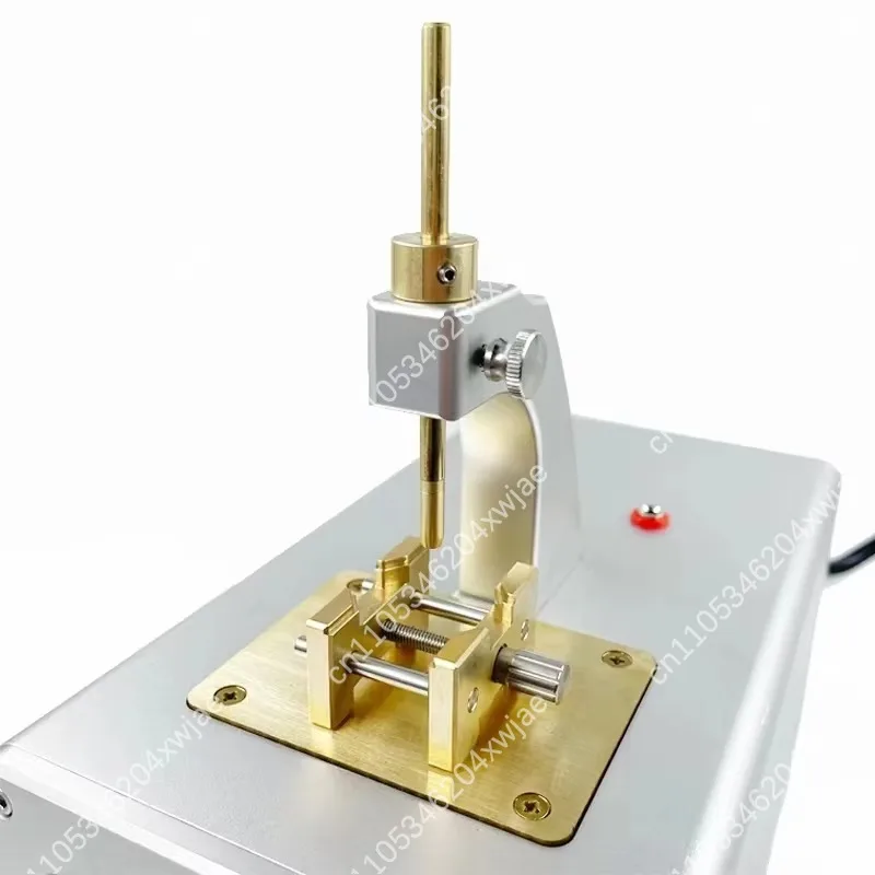 Professional Watch Dial Feet Welder, Straightener Machine with Spring Clamp Carbon Tip for Watchmaker Repair Bench Tool