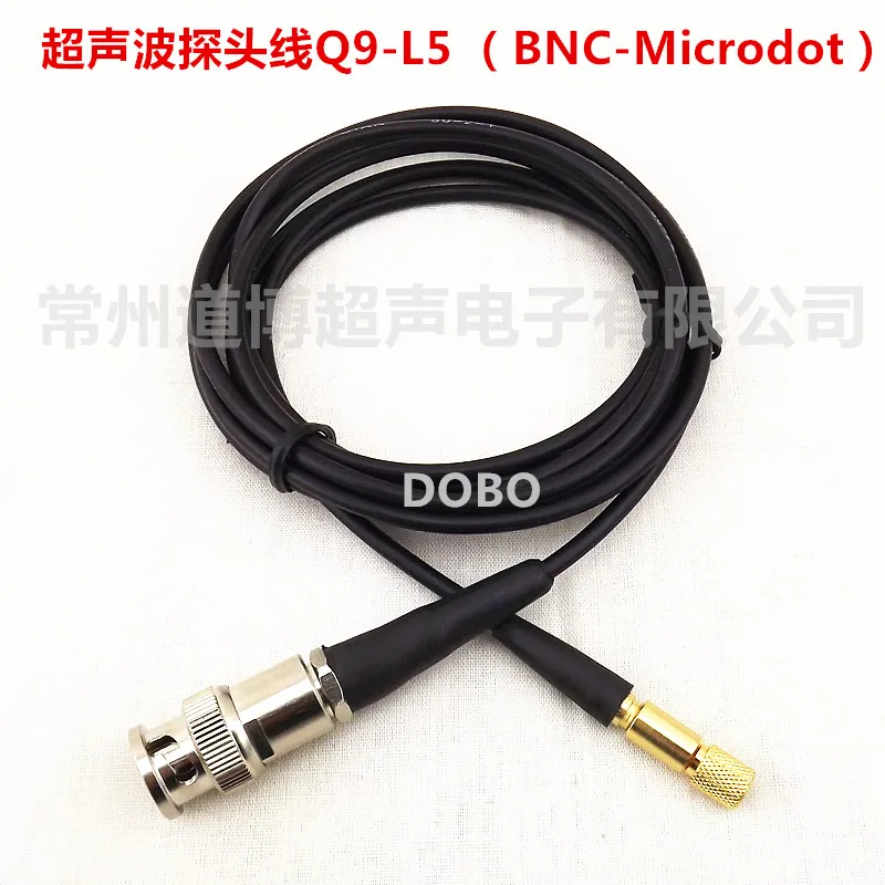 Q9-L5 (M5) Ultrasonic Probe Wire Testing Special BNC Microdot Flaw Detector Data Cable Connection Cable