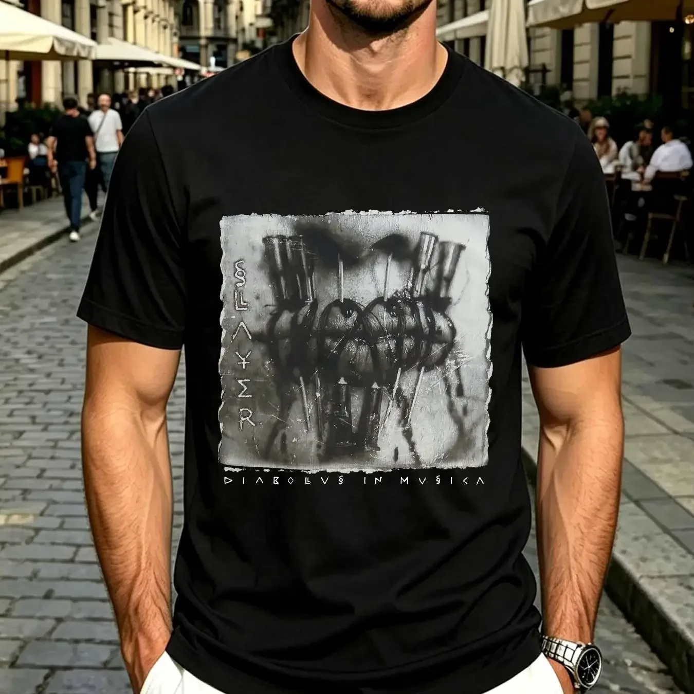 washed T Shirt Slayer Vintage 1998 Diabolus In Musica Tour 90's Concert Sewn Lips Large long or short sleeves vintage Washed