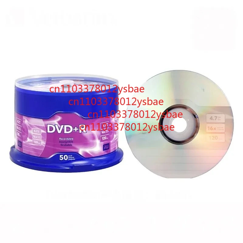 

ДЛЯ Verbatim 4,7 ГБ DVD+R записываемый 16X 120 ГБ 50 шт./корпус