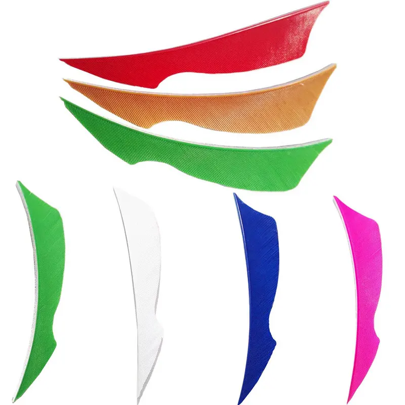 

50pcs Archery 4" Arrow Featehrs Right Wing Fletches Turkey Feathers For Compound/Recurve Bow Huting Shooting Accessories
