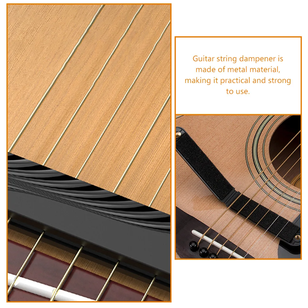 

Guitar String Dampener Metal Guitar Mute For Acoustic Electric Bass Noise Damper Tool Accessories Muting Wraps