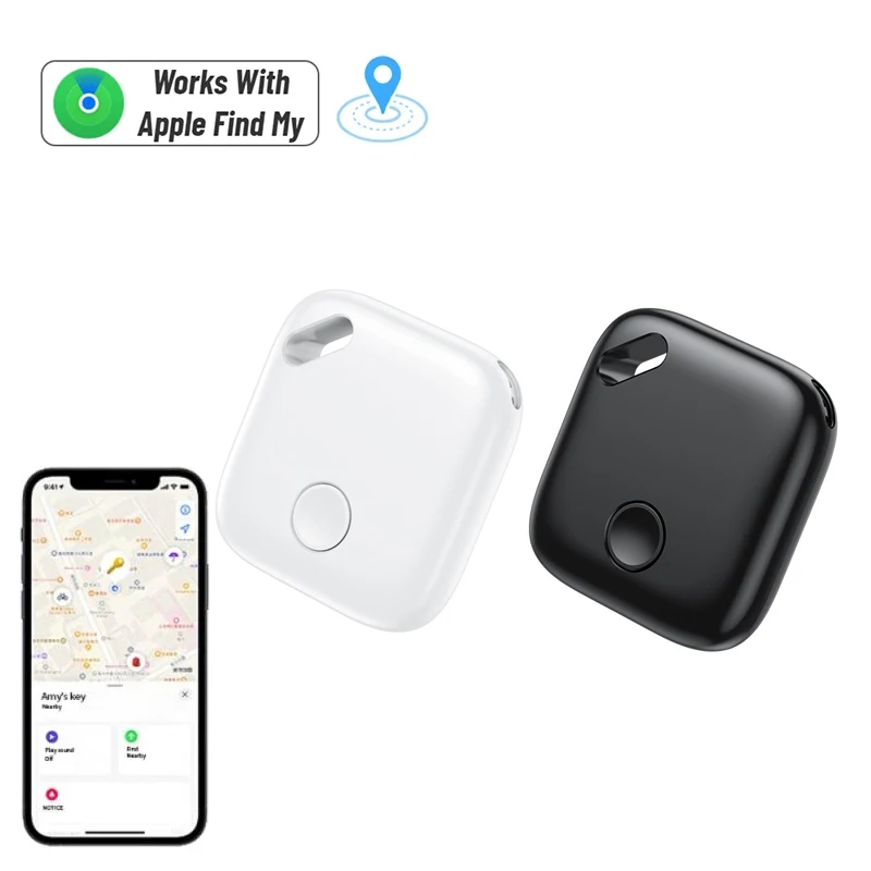 Mini Tracking Device Smart Air Tag Key Child Finder Pet Tracker Location Smart Tracker Works With Apple Find My APP IOS System