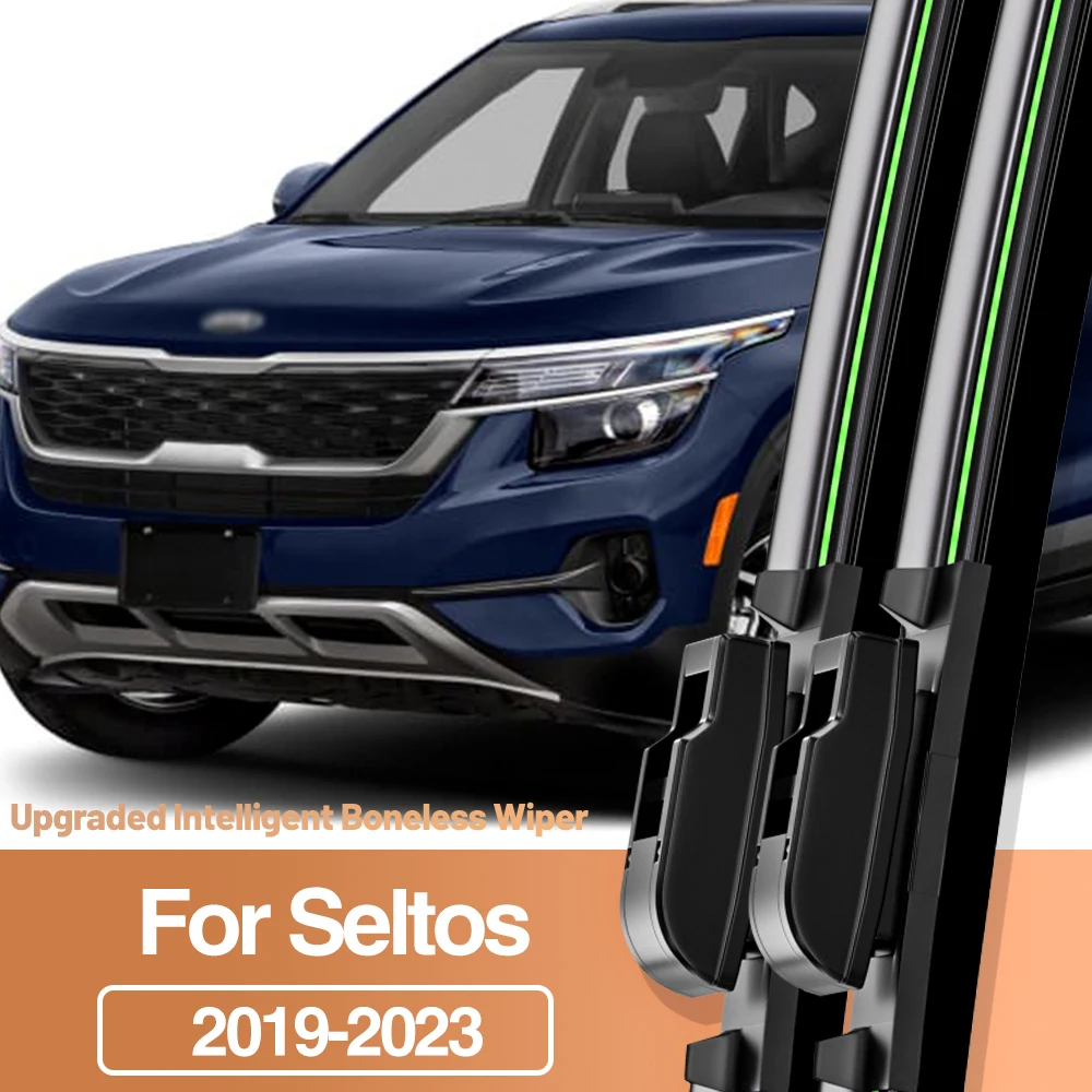 

2pcs For Kia Seltos 2019-2023 Front Windshield Wiper Blades Windscreen Window Accessories 2020 2021 2022