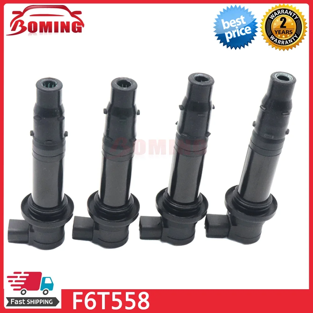 F6T558 High Quality Ignition Coil For 2002-17 Yamaha YZF R1 R6 R6S VMX V Max R6 RJ15 Bj YZF R1FZ8 5VY-82310-00-00