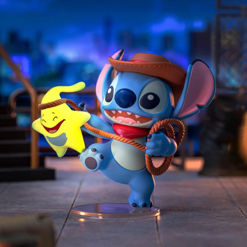 Stitch City Adventure Series Blind Box Speelgoed Kawaii Anime Pop Stitch Mystery Box Leuke actiefiguren Verrassingstas Ornament Cadeau