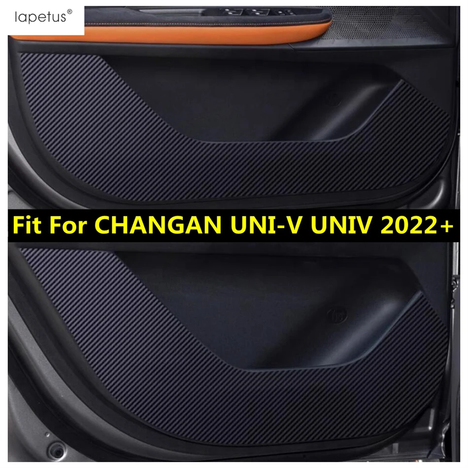 

Car Inner Door Panel Protection Anti Kick Film Decals Carbon Fiber Look Stickers Accessories For CHANGAN UNI-V UNIV 2022 - 2024